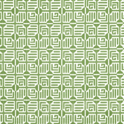 Thibaut Labyrinth Velvet in Emerald